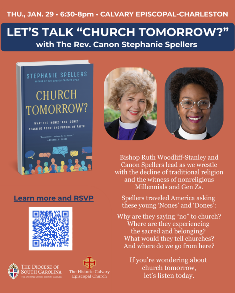 Let's Talk Church Tomorrow Event on January 29 with Canon Stephanie Spellers