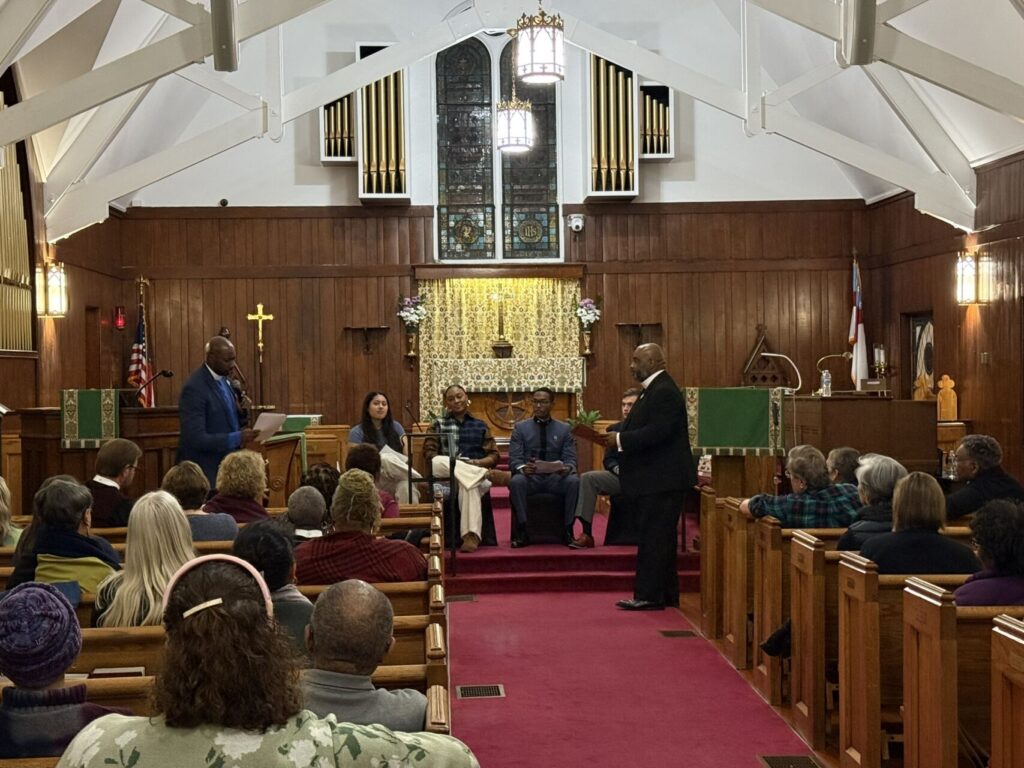 Book event at Calvary, Charleston with members of the younger generation