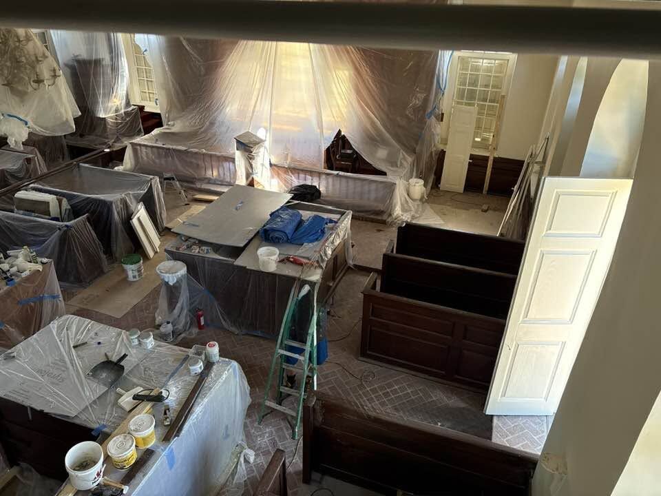 St. Stephen's Episcopal Church in St. Stephen South Carolina restoration