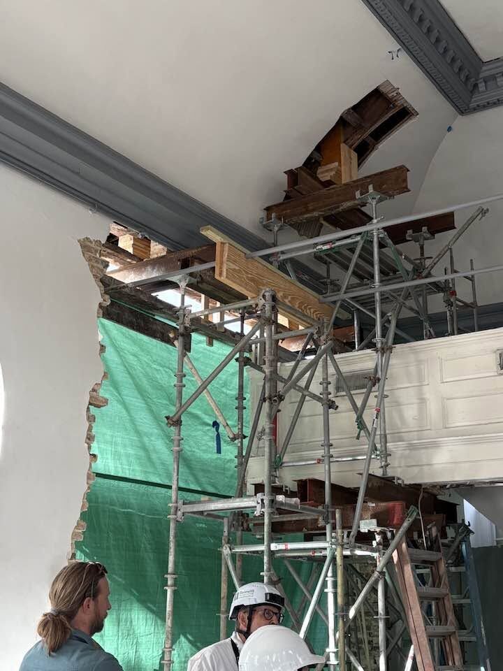 St. Stephen's Episcopal Church in St. Stephen South Carolina restoration